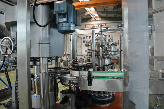 Aluminum Can Filling Machine and Can Seaming Machine 2 In 1 Unit for Carbonated Drink