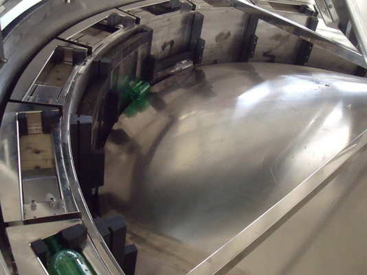Rotary Auto Bottle Unscrambler Equipment for Liquid Plastic Bottle 50mm - 110mm Dia CE , ISO , SGS