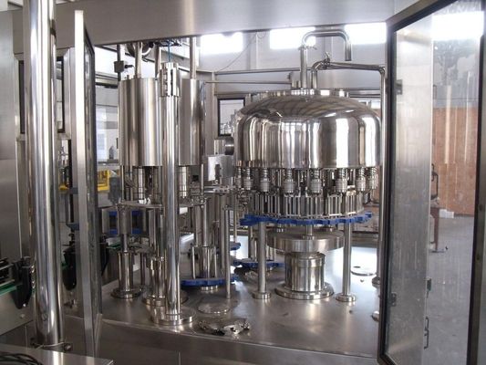 Non carbonated Drink 7.5Kw Mineral Water Bottle Filling Machine with 3 In 1 Unit