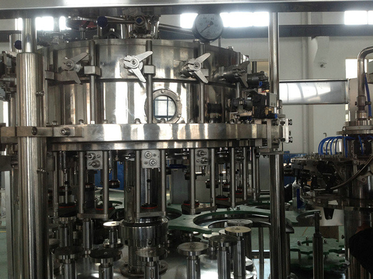 Douane 3 in 1 Monoblock-Bier het Vullen Machine voor Glasfles/kan, Normale Druk